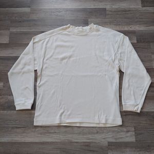 Vintage 90s Gap Cotton Knit Long Sleeve Shirt Large